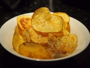 Rosemary Parmesan Potato Chips